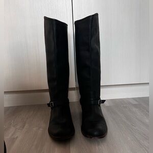 Black Frye Knee High Riding Boots